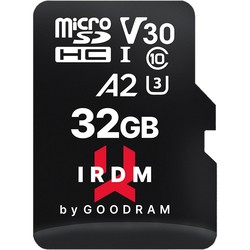 Карты памяти GOODRAM microSDHC IRDM V30 UHS I U3 A2 32Gb