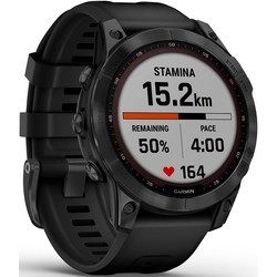 Смарт часы и фитнес браслеты Garmin Fenix 7 Solar (черный)
