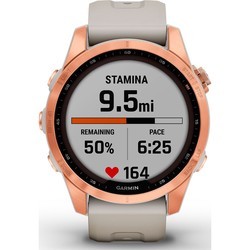 Смарт часы и фитнес браслеты Garmin Fenix 7S Solar (серый)