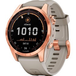 Смарт часы и фитнес браслеты Garmin Fenix 7S Solar (розовый)
