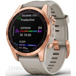 Смарт часы и фитнес браслеты Garmin Fenix 7S Solar (золотистый)