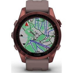 Смарт часы и фитнес браслеты Garmin Fenix 7S Sapphire Solar