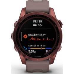 Смарт часы и фитнес браслеты Garmin Fenix 7S Sapphire Solar