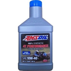 Моторные масла AMSoil 100% Synthetic 4T Performance Motorcycle Oil 10W-40 1L