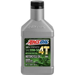 Моторные масла AMSoil 100% Synthetic 4T Performance Motorcycle Oil 20W-50 1L