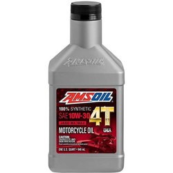 Моторные масла AMSoil 100% Synthetic 4T Performance Motorcycle Oil 10W-30 1L