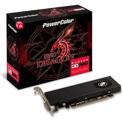 Видеокарты PowerColor Radeon RX 550 Red Dragon LP
