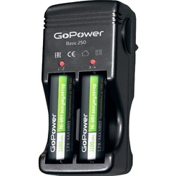 Зарядки аккумуляторных батареек GoPower Basic 250