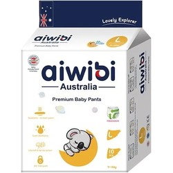 Подгузники (памперсы) Aiwibi Premium Baby Pants L / 10 pcs