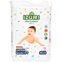 Подгузники (памперсы) Izumi Diapers M / 60 pcs
