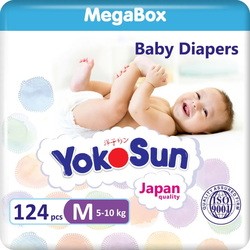 Подгузники (памперсы) Yokosun Diapers M / 124 pcs