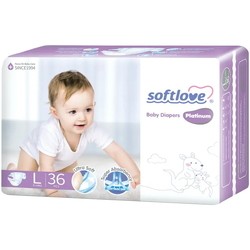 Подгузники (памперсы) SoftLove Platinum Diapers L / 36 pcs