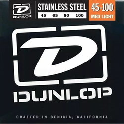 Струны Dunlop Stainless Steel Bass Medium Light 45-100