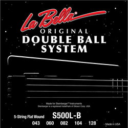 Струны La Bella Double Ball Steinberger Bass 5-String 43-128