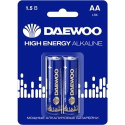 Аккумулятор / батарейка Daewoo High Energy Alkaline 2xAA