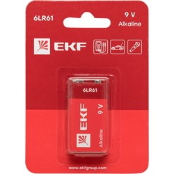 Аккумулятор / батарейка EKF Alkaline 1xKrona