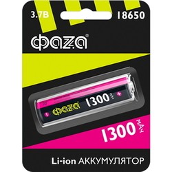 Аккумулятор / батарейка FAZA 1x18650 1300 mAh