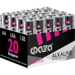 Аккумулятор / батарейка FAZA Alkaline 20xAA