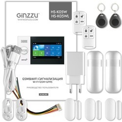 Комплект сигнализации Ginzzu HS-K05W