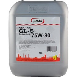 Трансмиссионное масло Jasol Gear Oil GL-5 75W-80 10L