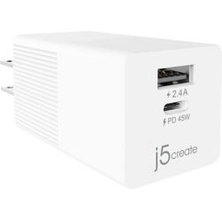 Зарядное устройство j5create 45W PD USB-C Mini Charger