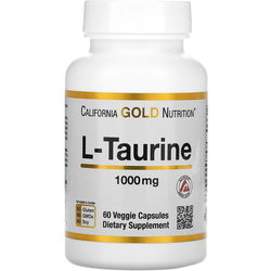 Аминокислоты California Gold Nutrition L-Taurine 1000 mg 60 cap