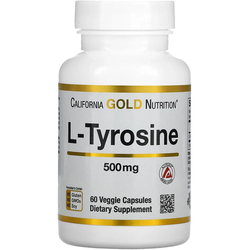 Аминокислоты California Gold Nutrition L-Tyrosine 500 mg 60 cap