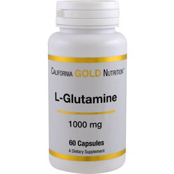 Аминокислоты California Gold Nutrition L-Glutamine 1000 mg 60 cap