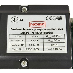 Поверхностные насосы Nowa JSW 1100-5060