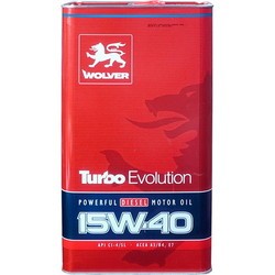 Моторные масла Wolver Turbo Evolution 15W-40 4L