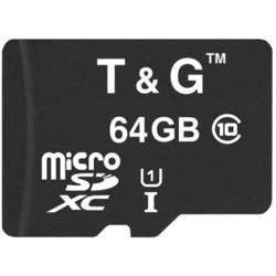 Карты памяти T&amp;G microSDXC class 10 UHS-I 64Gb
