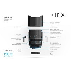Объективы Irix 150mm T3.0 Macro 1:1 Cine