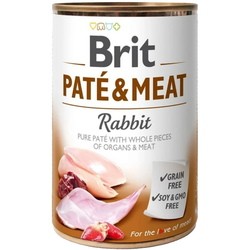 Корм для собак Brit Pate&amp;Meat Rabbit 0.4 kg
