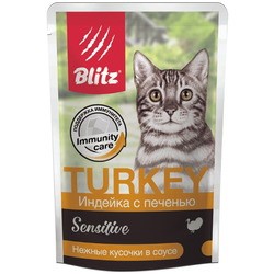 Корм для кошек Blitz Adult Sensitive Turkey Pouch 0.08 kg