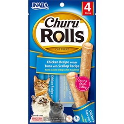 Корм для кошек INABA Churu Rolls Tuna with Scallop 0.04 kg