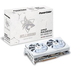 Видеокарты PowerColor Radeon RX 6650 XT Hellhound Spectral White