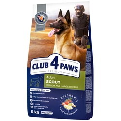 Корм для собак Club 4 Paws Adult Scout Medium/Large 5 kg