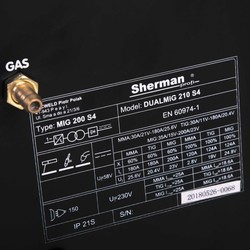 Сварочные аппараты Sherman DUALMIG 210 S4