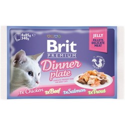 Корм для кошек Brit Premium Pouches Dinner Plate Jelly 0.3 kg