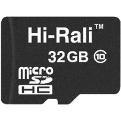 Карты памяти Hi-Rali microSDHC class 10 64GB