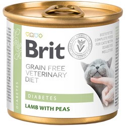 Корм для кошек Brit Diabetes Lamb/Peas 0.2 kg