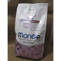 Корм для кошек Monge Speciality Line Monoprotein Sterilised Chicken 10 kg