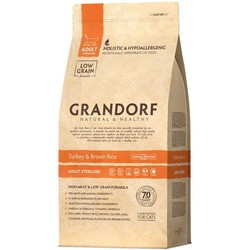Корм для кошек Grandorf Adult Sterilised Turkey/Brown Rice 2 kg