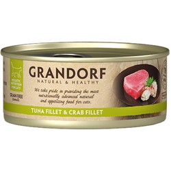 Корм для кошек Grandorf Adult Canned with Tuna Fillet/Crab 0.42 kg