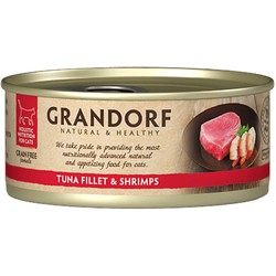 Корм для кошек Grandorf Adult Canned with Tuna Fillet/Shrimps 0.42 kg