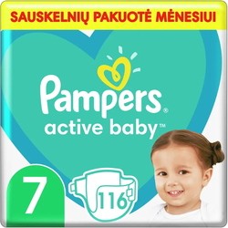 Подгузники (памперсы) Pampers Active Baby 7 / 116 pcs