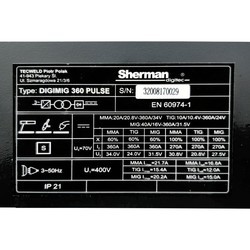 Сварочные аппараты Sherman DIGIMIG 360 Pulse