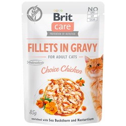 Корм для кошек Brit Care Fillets in Gravy with Choice Chicken 0.05 kg