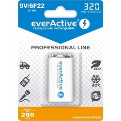 Аккумуляторы и батарейки everActive Professional Line 1xKrona 320 mAh