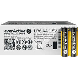 Аккумуляторы и батарейки everActive Industrial Alkaline 40xAA